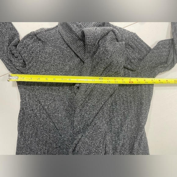 Athleta gray long sleeve wrap open front cardigan sweater women’s size XXS - Picture 8 of 13